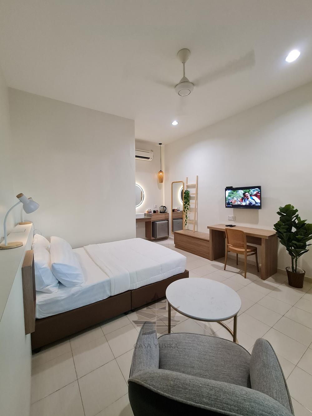 Room with armchair
